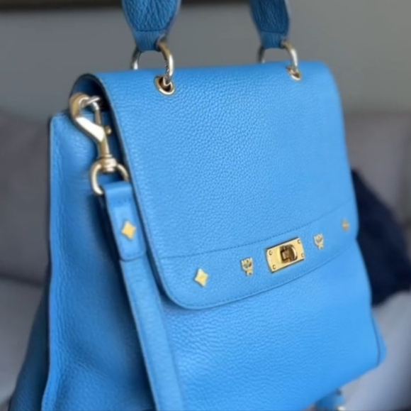 MCM Handbags - Pre-loved MCM First Lady Top Handle Two-Way Bag